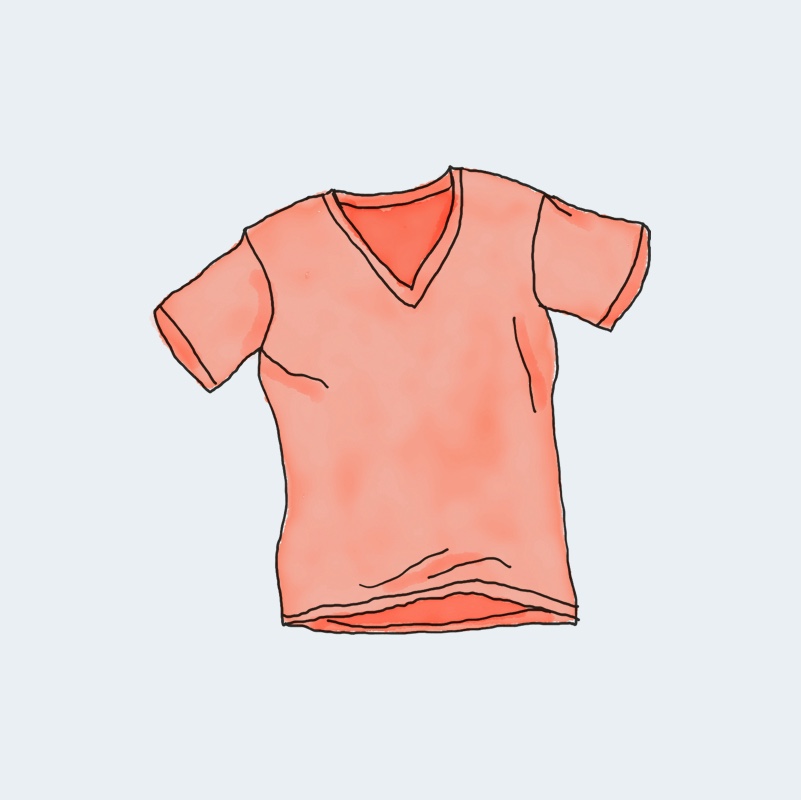 vneck-tee-2.jpg V-Neck T-Shirt - Imagem 1